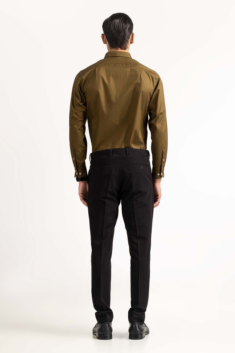 Brown Basic Formal Shirt MN-FS-PD23-006