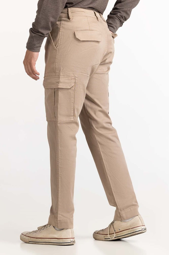 Brown Basic Trouser MN-TRKH- WV23-008 A