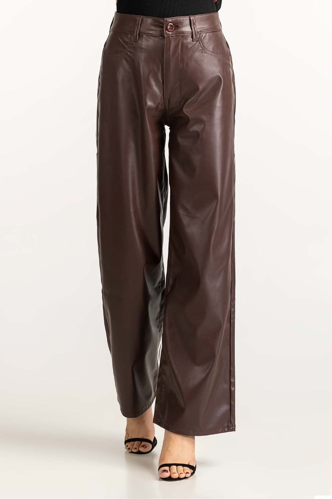 Brown Basic Trouser WM-PUT23-101
