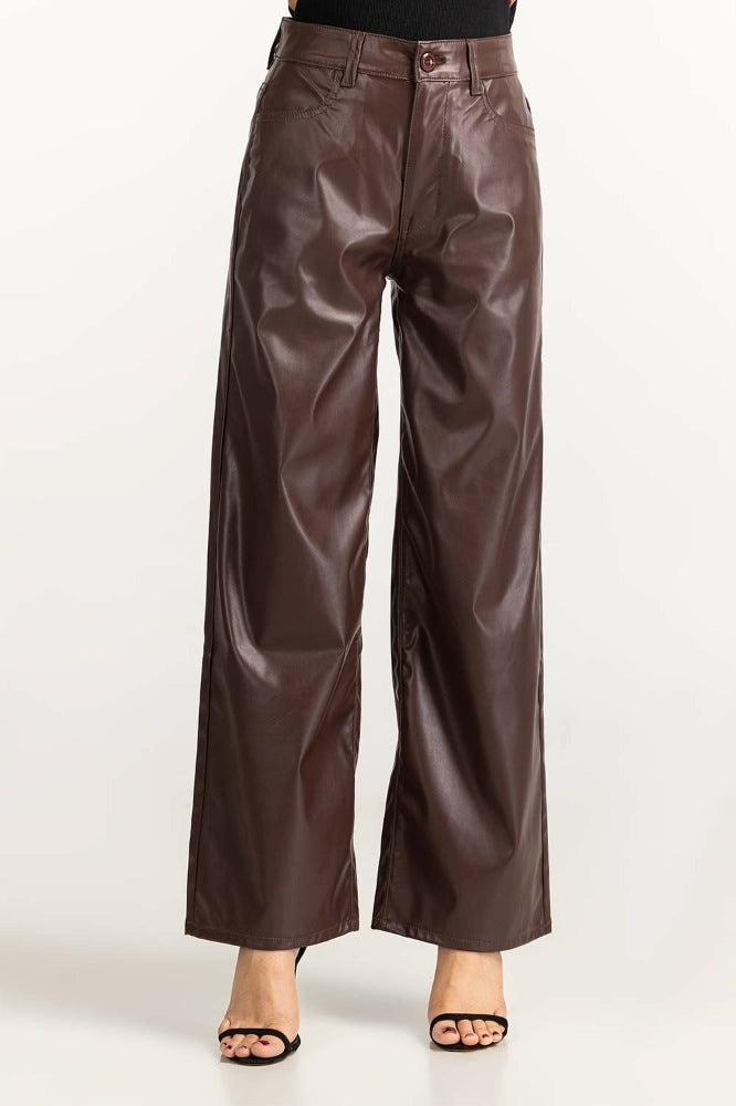 Brown Basic Trouser WM-PUT23-101