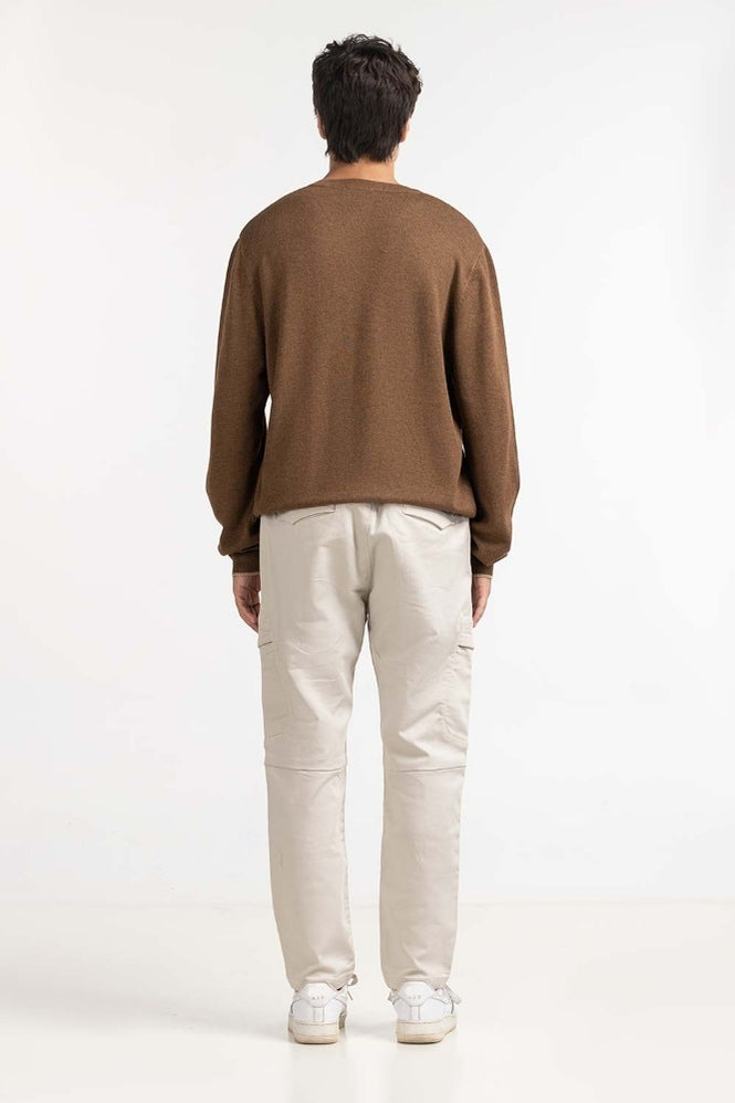 Brown Fashion Sweater MN-SWT-WS23-182C