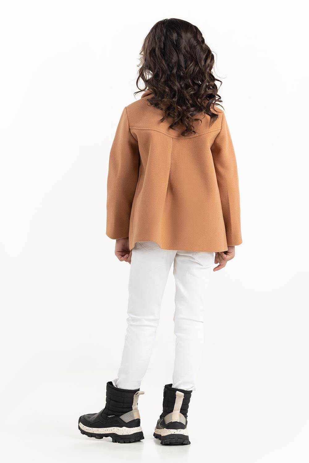 Girls Brown Jacket 224-610-022