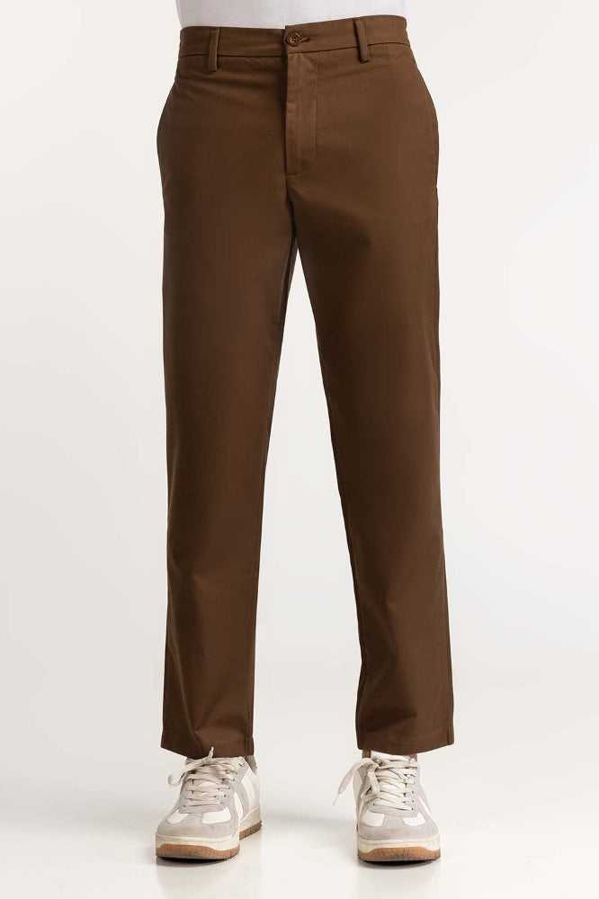 Brown Khaki Pant MNTRKHWS23002D