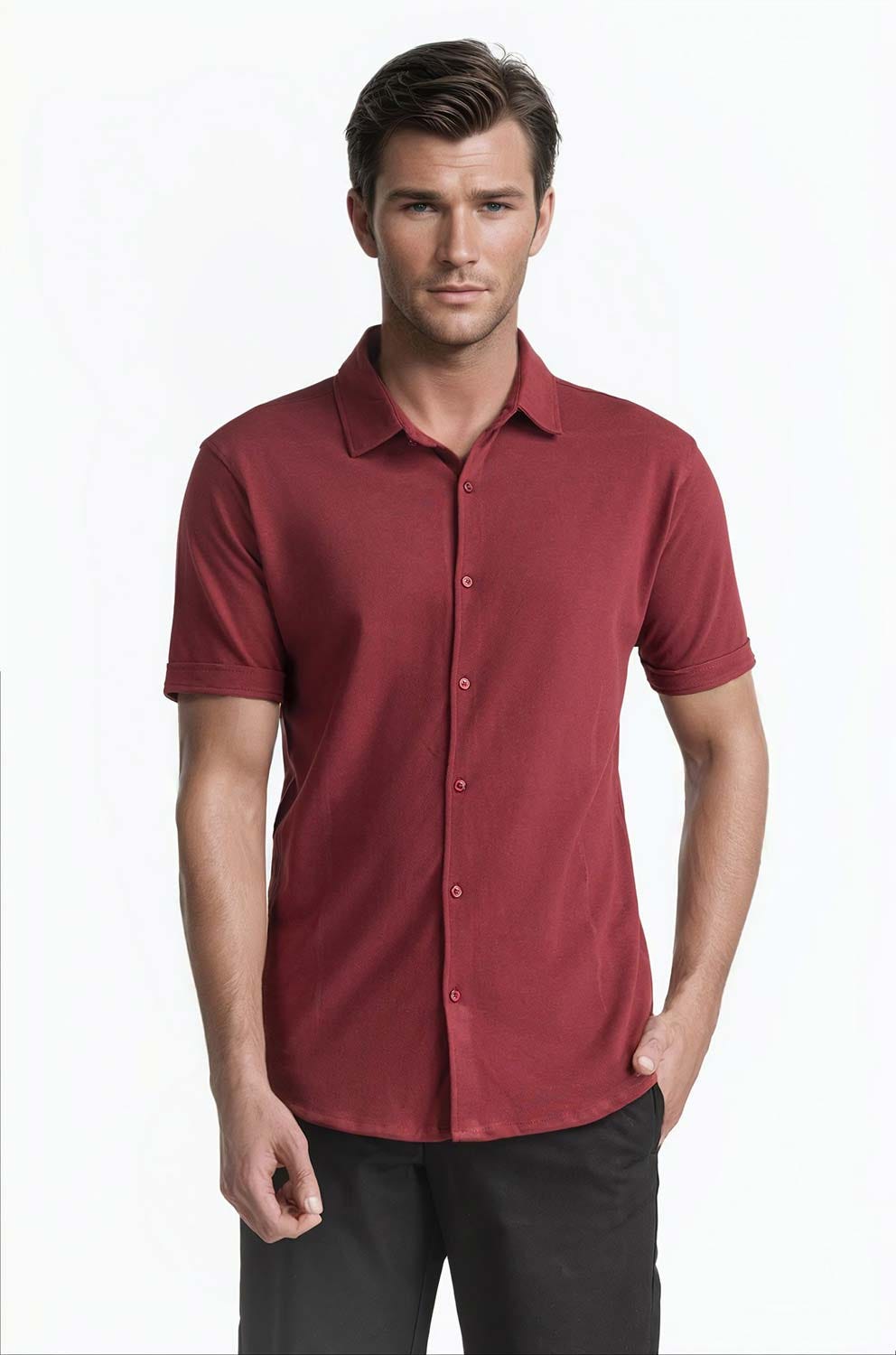 Button Down Polo PS-FSHN24-277