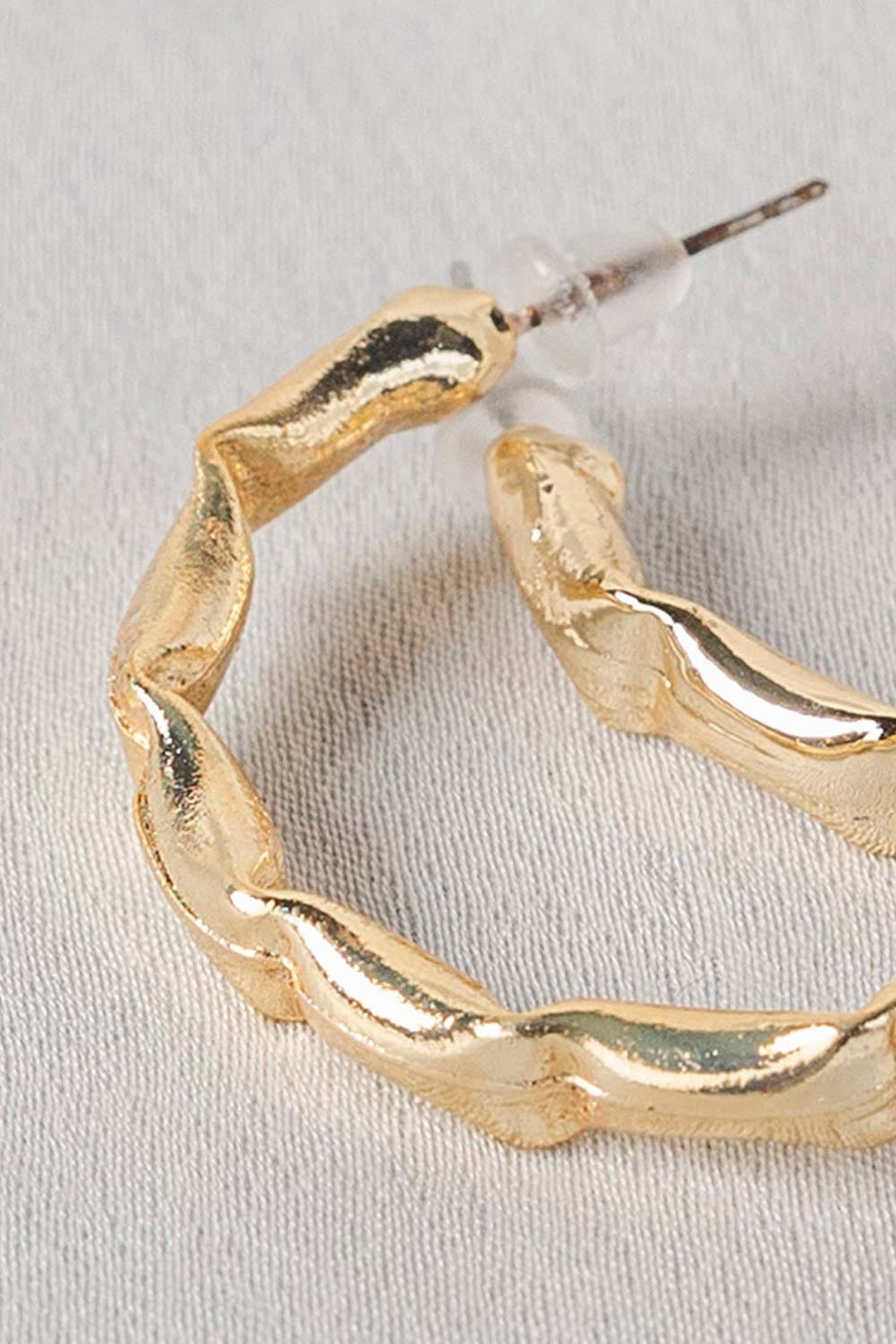 C Hoop Earrings