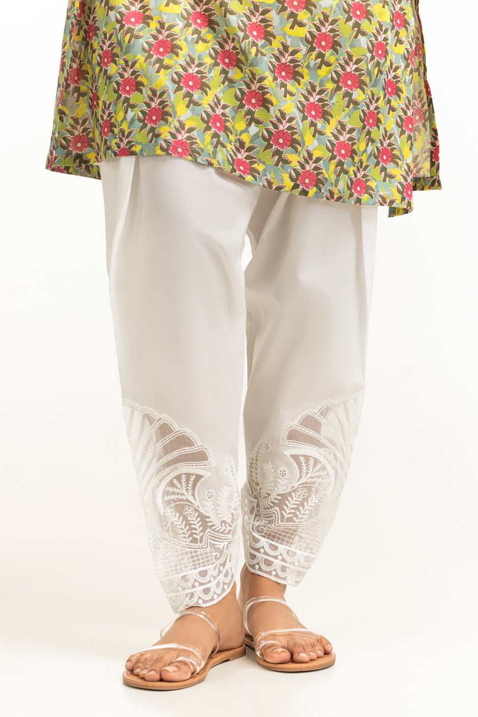 Cambric Embroiderd Trouser IPT-44442