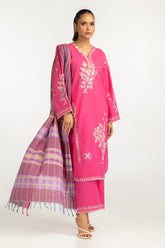 Cambric Embroidered Co-Ord Set IPST-44607