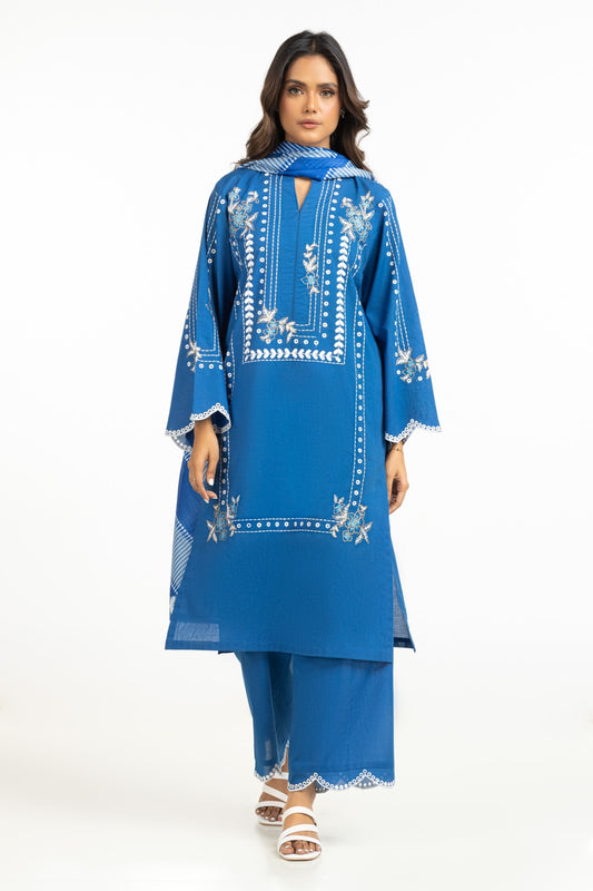Cambric Embroidered Shirt And Trouser IPST-44597