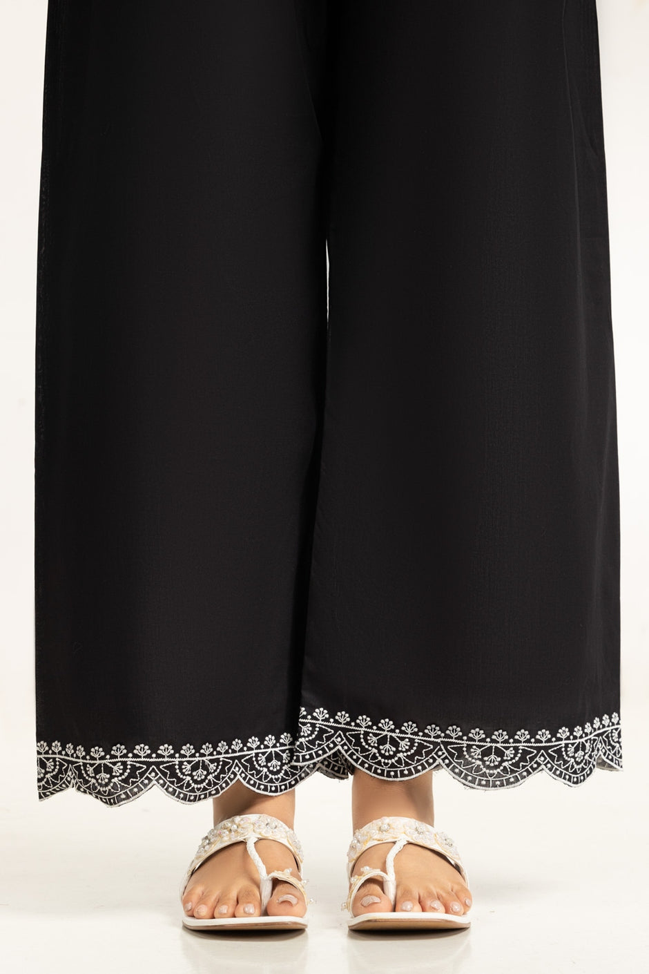 Cambric Embroidered Trouser