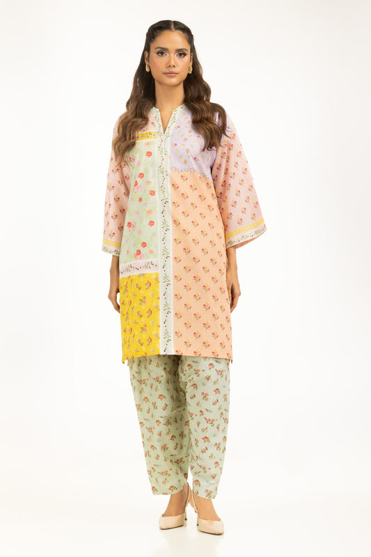 Cambric Printed Co-Ord Set IPST-44834