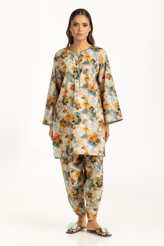 Cambric Printed Co-Ord Set IPST-55002