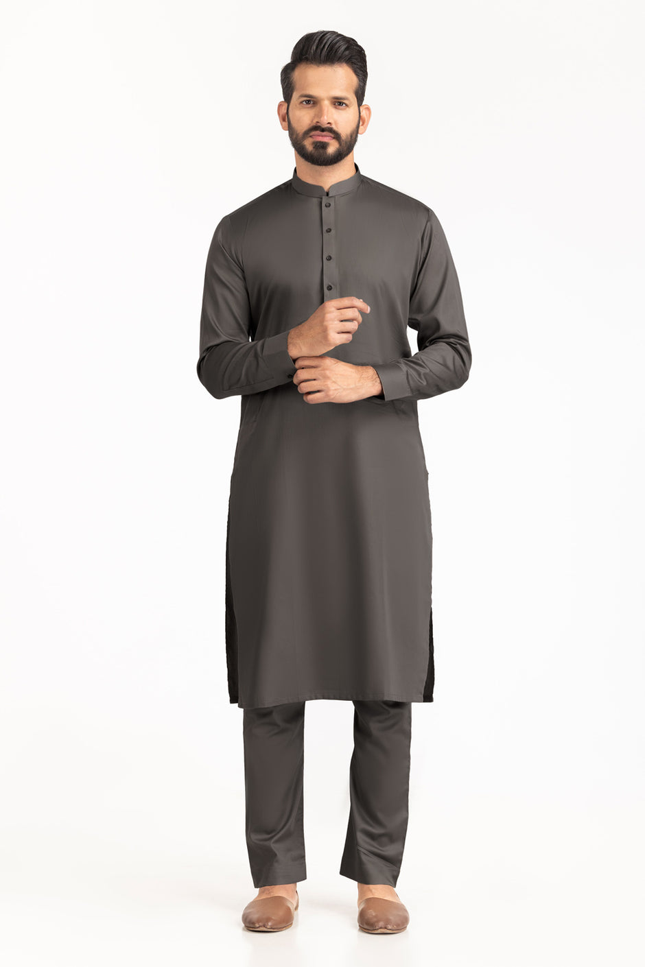 Gul Capri Latha Unstitched Fabric Cotton-LF