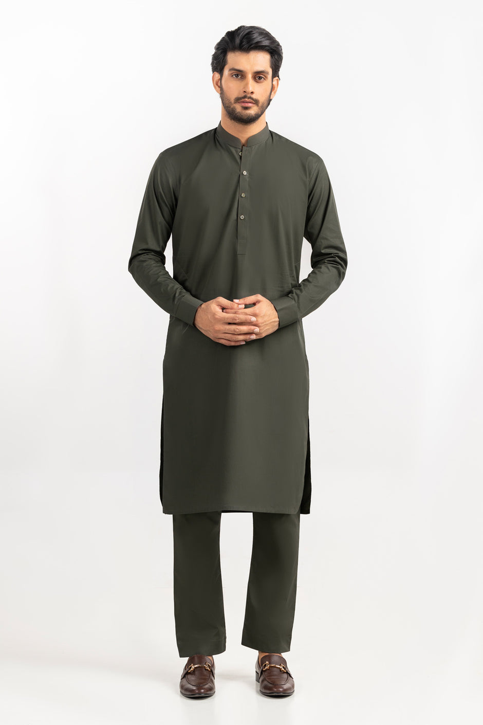 Gul Capri Latha Unstitched Fabric Cotton-LF