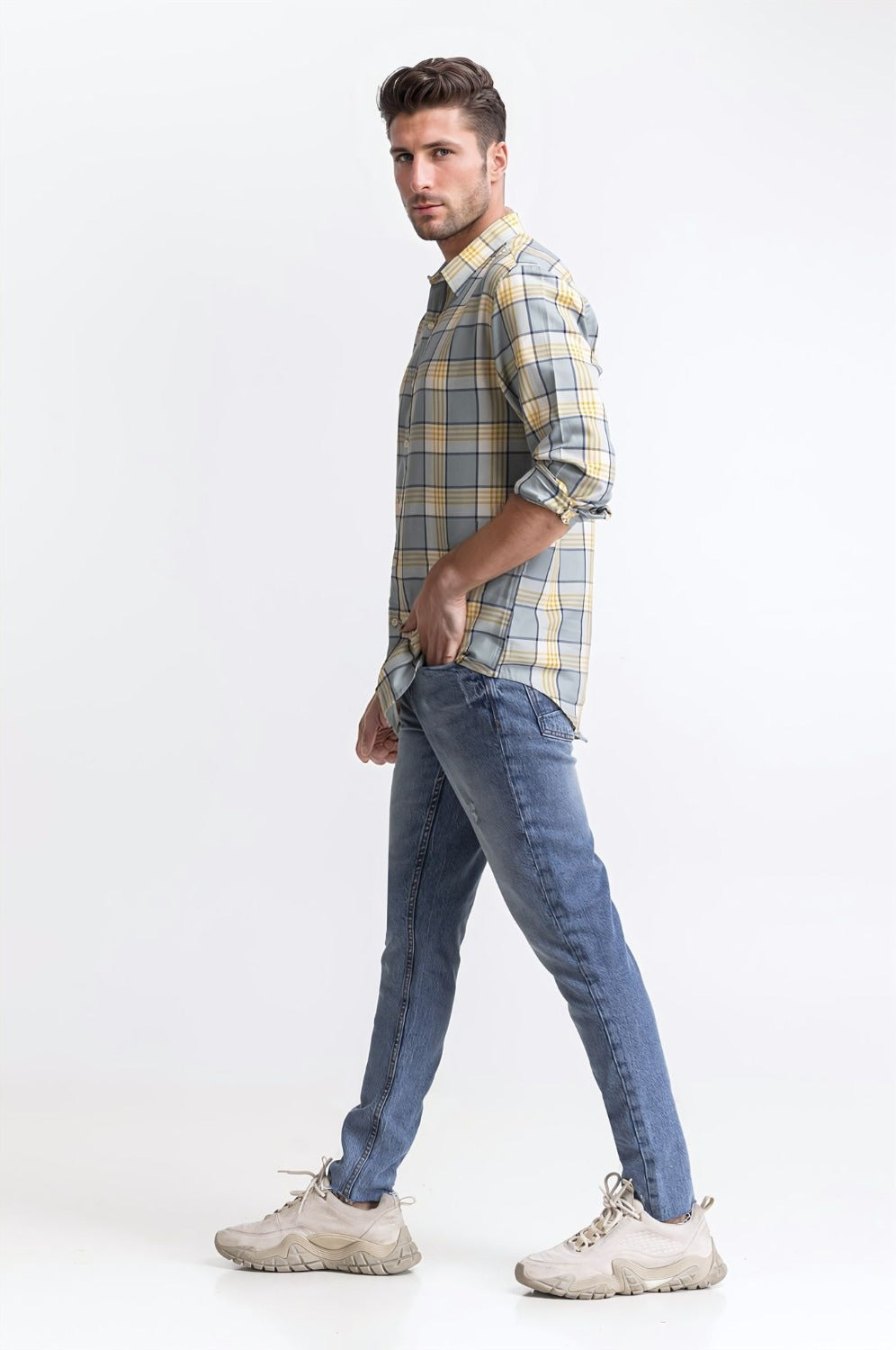 Casual Check Shirt MN-CS-SS24-032