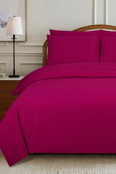 MFDD-Cerise Dyed Quilt Cover Set