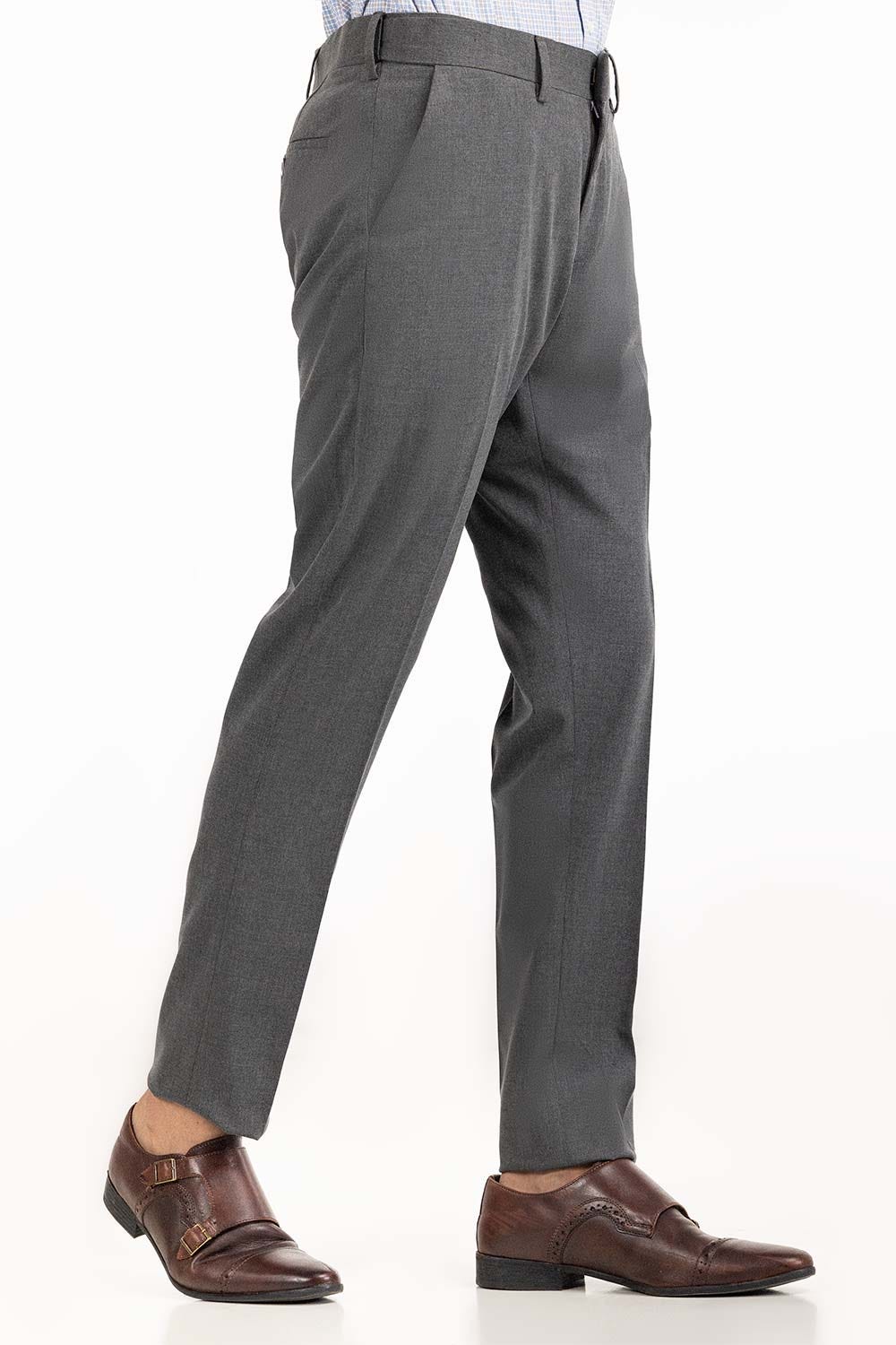 Charcoal Basic Dress Pant MN-TR-FM23-007