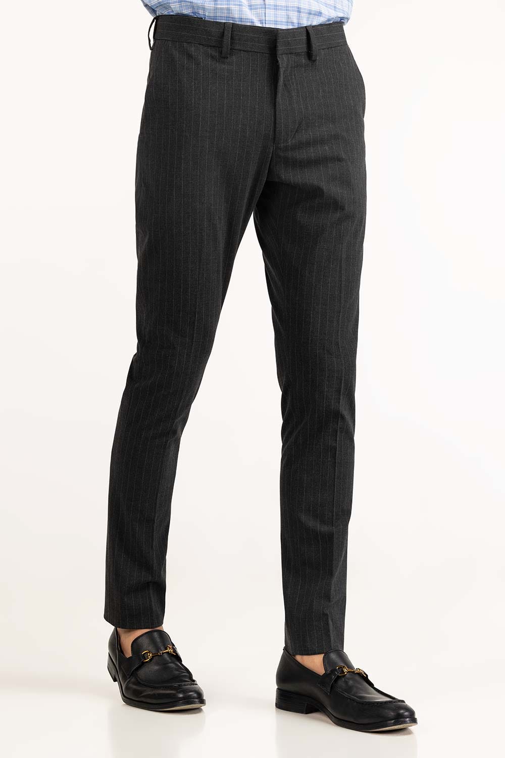 Charcoal Basic Formal Trouser MN-TR-FM23-013