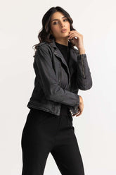 Charcoal Basic Jacket WS-JKT-WS23-103