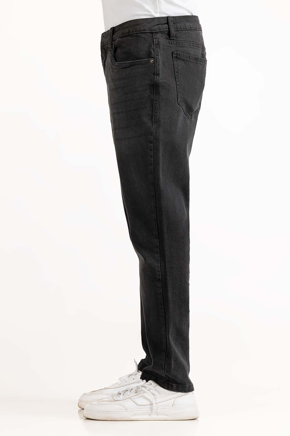 Charcoal Basic Jeans 231-121-003 B