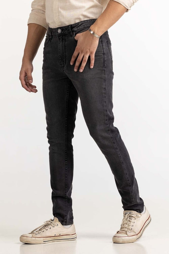 Charcoal Basic Jeans MN-JNS-WS23-007