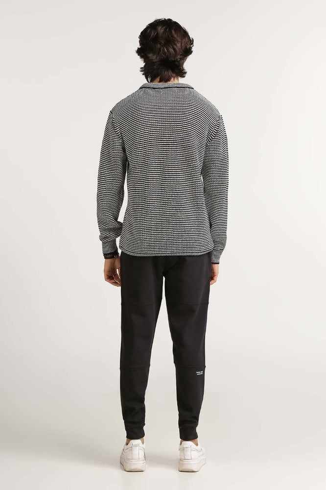 Charcoal Basic Sweater MN-SWT-WS23-144