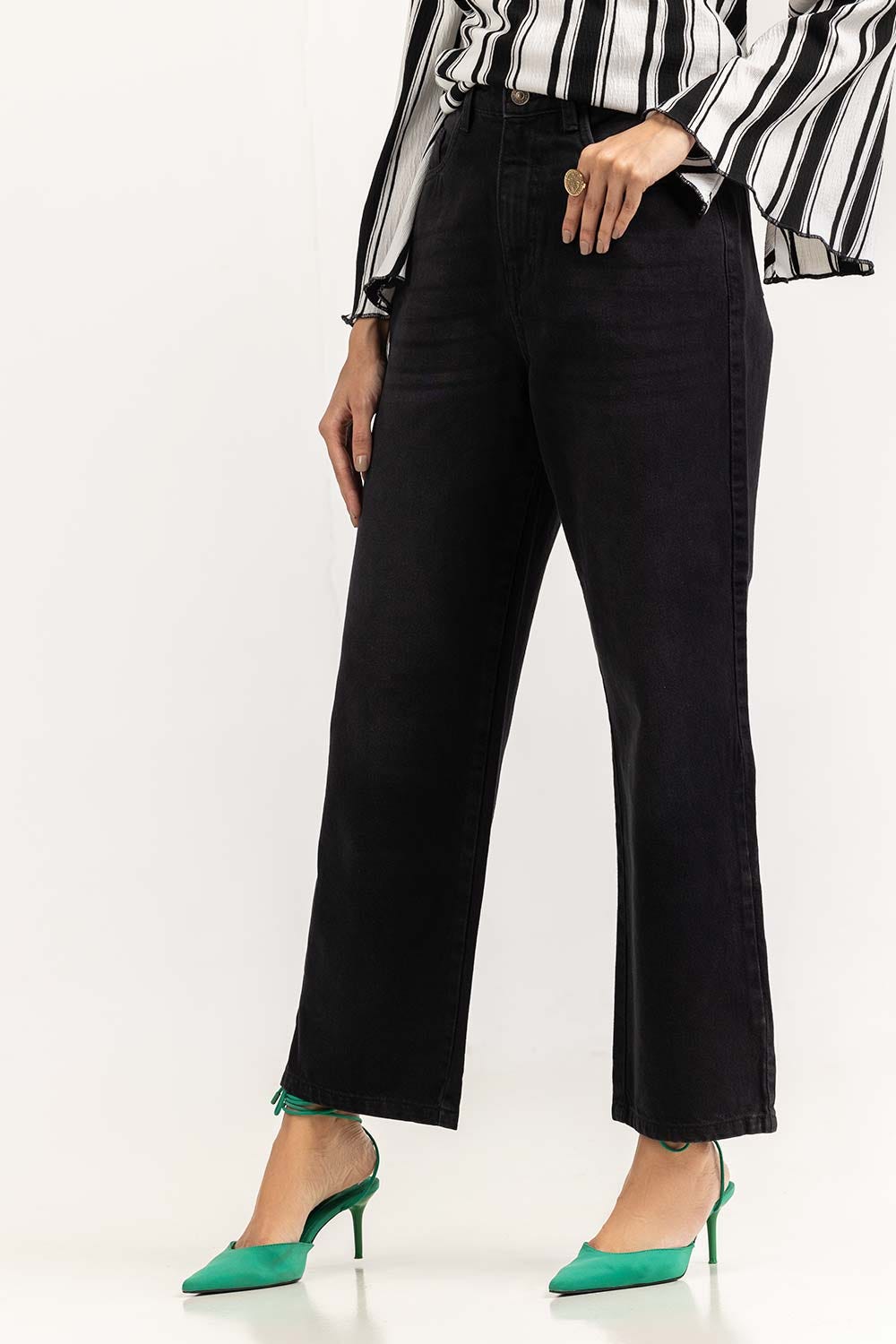 Charcoal Denim Jeans 231-221-009 A