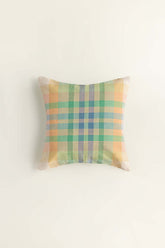 Checks Woven Cushion Cover