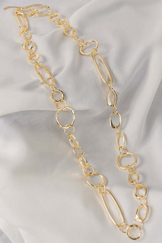 Chunky Gold Chain Necklace IFA-NL-021