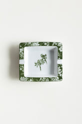Classic Flora Ash Tray Square
