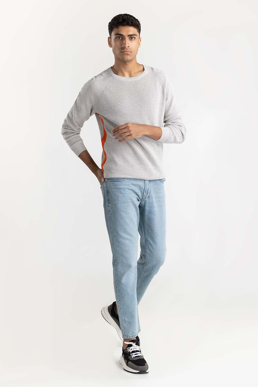 Color Block Sweater 224-111-017 A