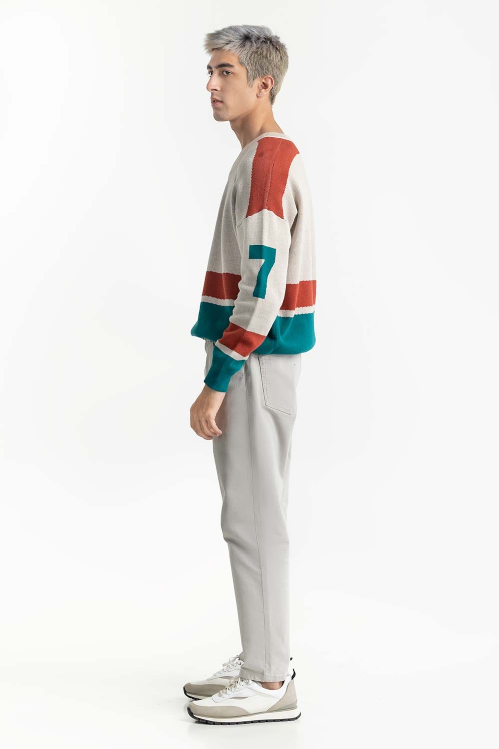 Color Block Sweater 224-111-030