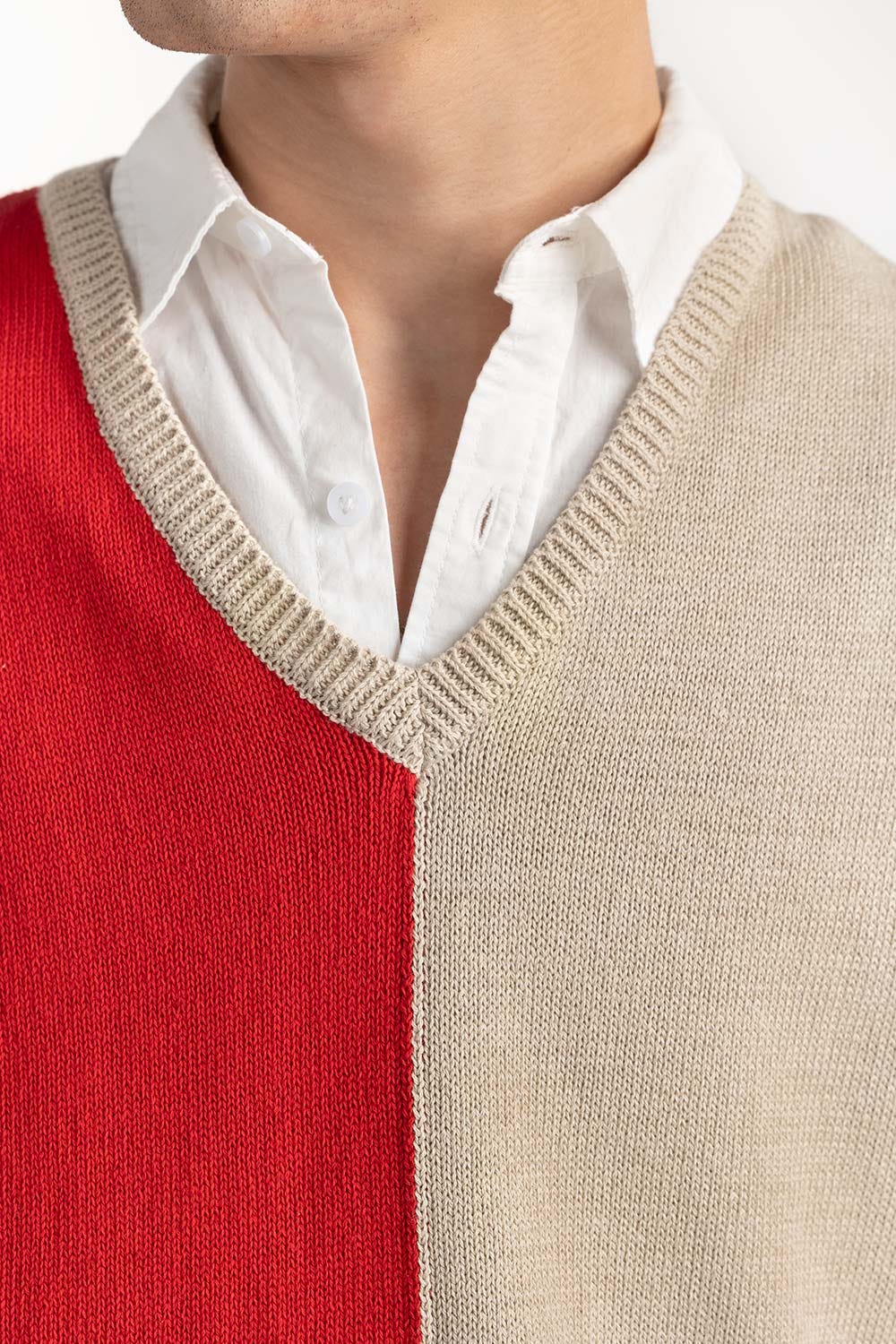 Color Block Vest 224-111-010