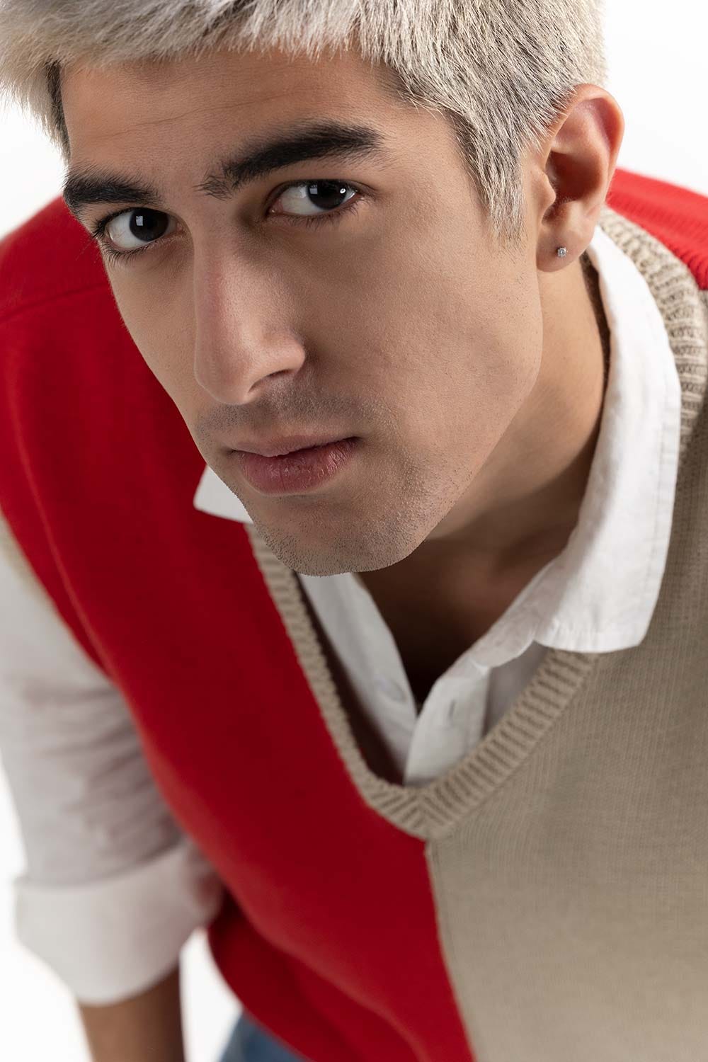 Color Block Vest 224-111-010