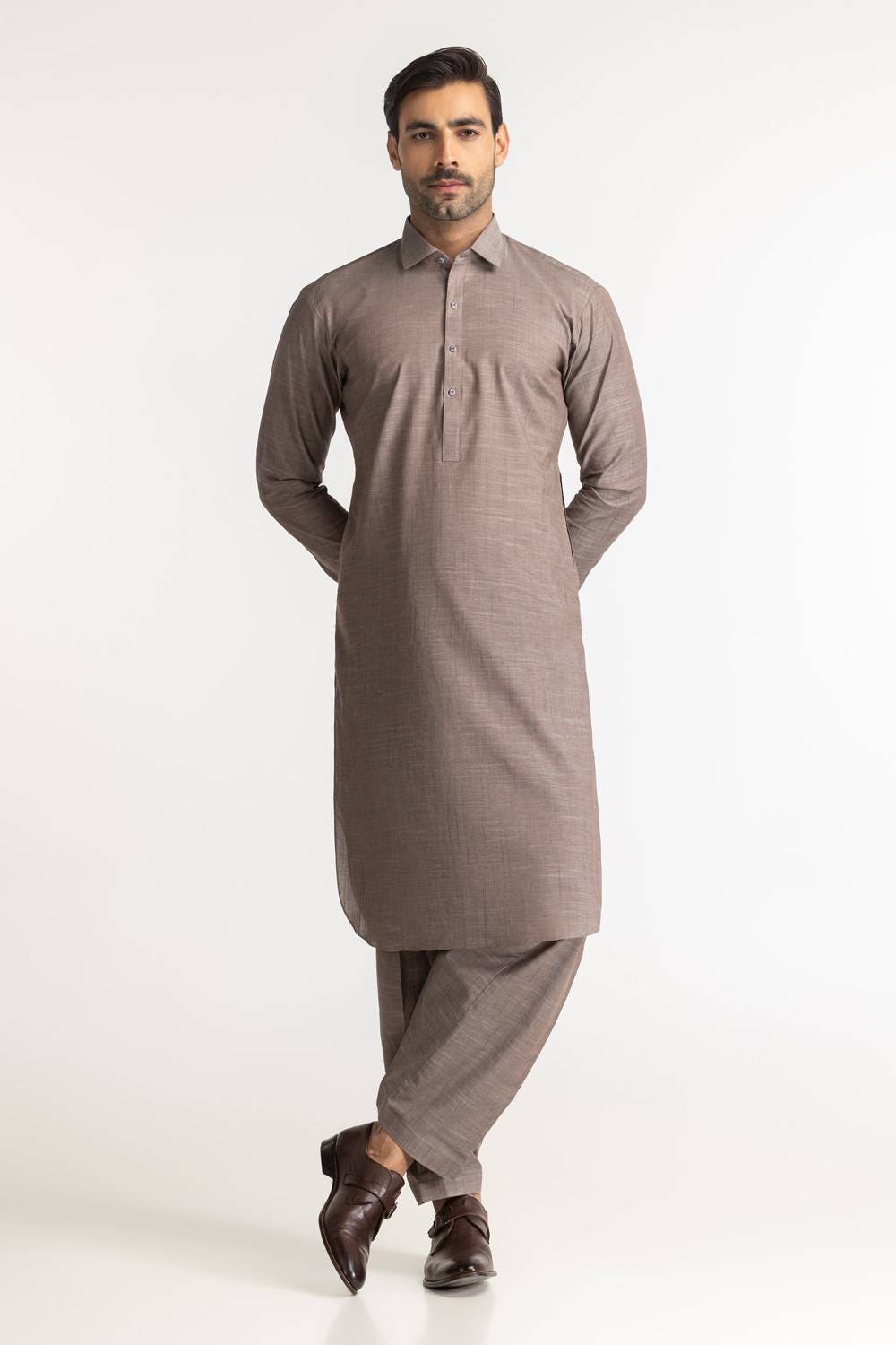 Concept Slub Unstitched Fabric Cotton-LF