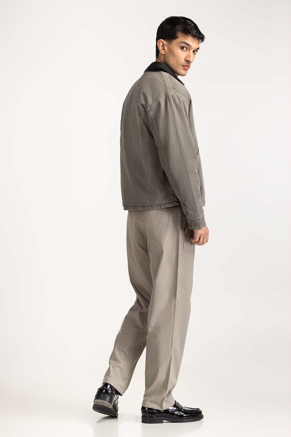 Contrast Collar Jacket MN-JKT-WS24-083