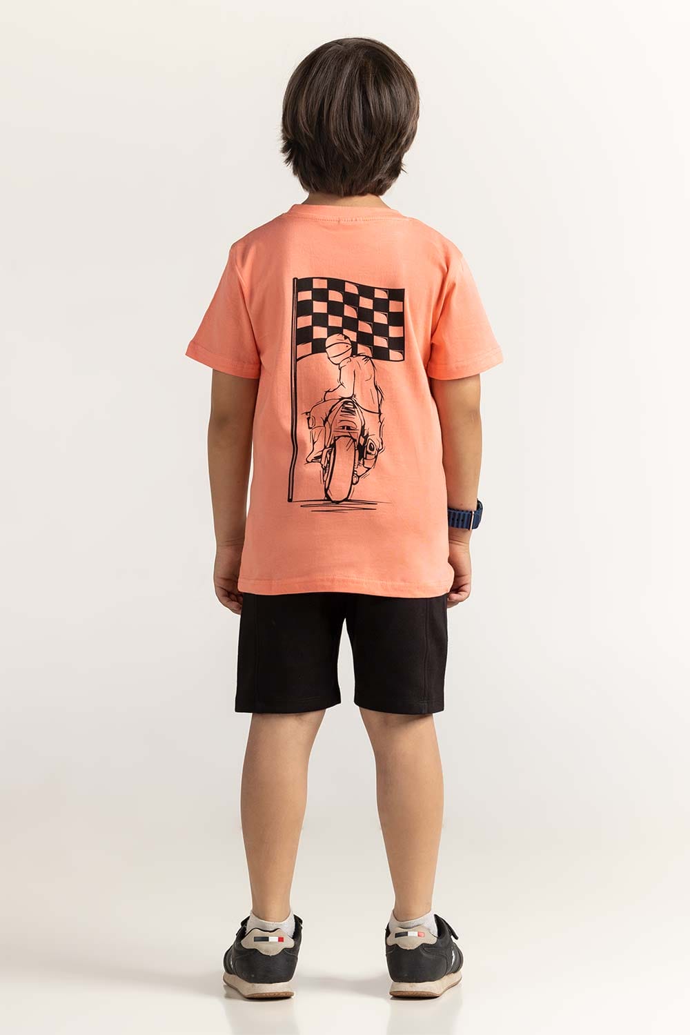 Coral Junior Boy Knit Printed Tee JB-TS-SS24-015