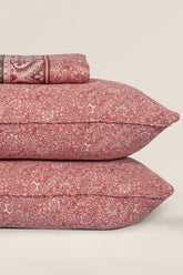 Coral Spice T-200 Bed Sheet Set