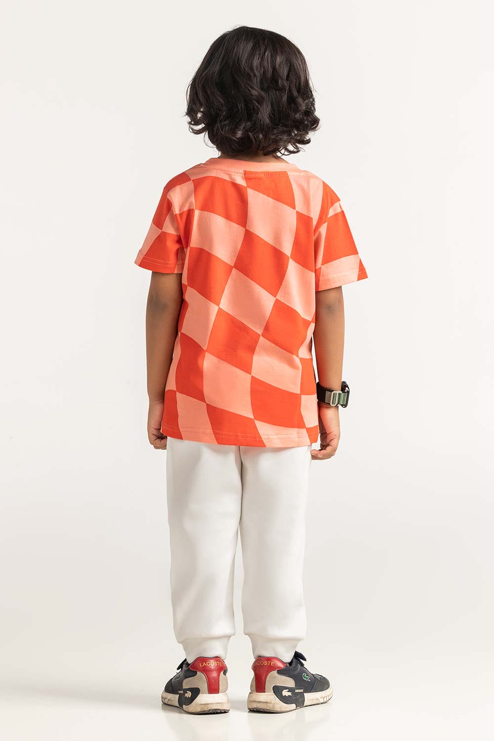 Coral Toddler Boy Knit Printed Tee TB-TS-SS24-024