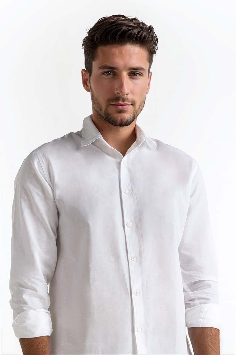 Cotton Linen Shirt MN-CS-SS24-012