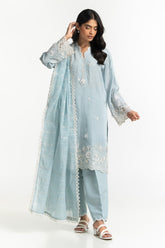 Cotton Sequins yarn-dyed Dupatta IPD-44660