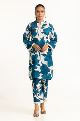 Cotton Vertical Stripe Printed Co-Ord Set IPST-44466