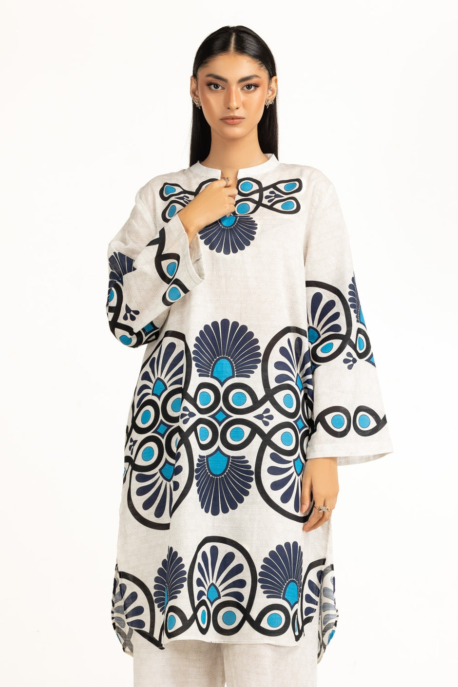 Cotton Verticle Printed Co-Ord Set