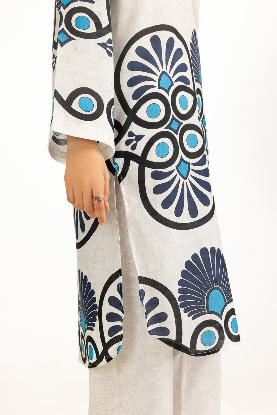 Cotton Verticle Printed Co-Ord Set