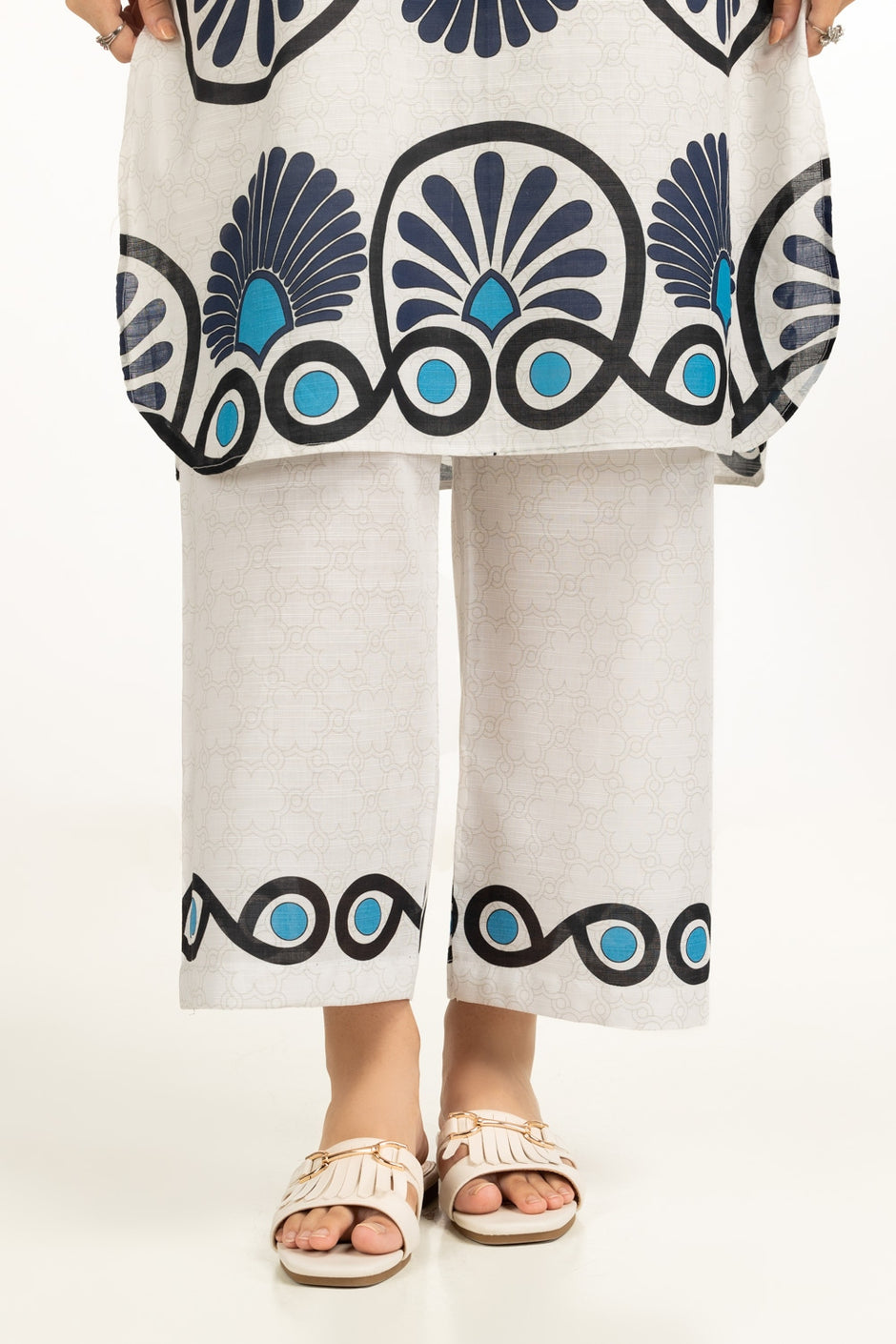Cotton Verticle Printed Co-Ord Set