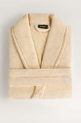 Cream Waffle Bathrobe 25