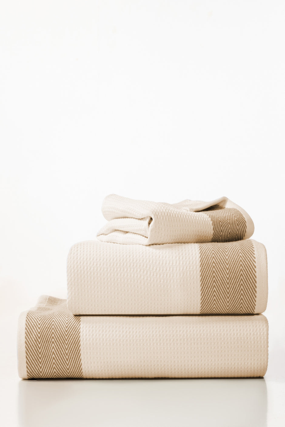 Cream Waffle Towel 25