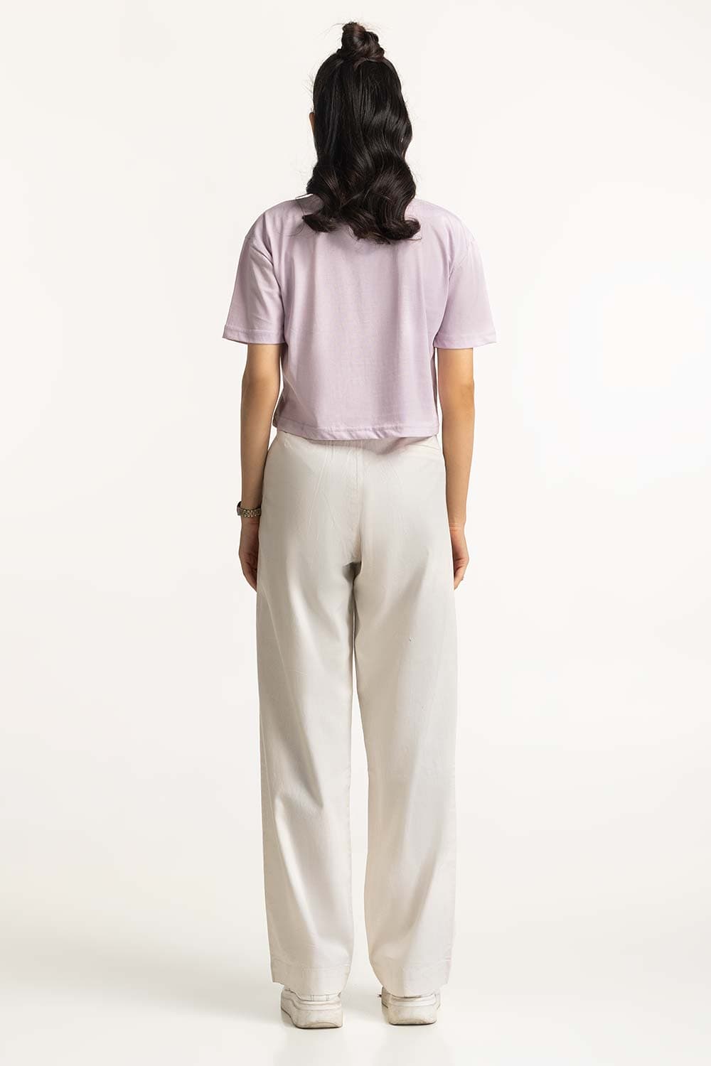 Crew Neck Cropped Tee WM-KTP-SS24-017