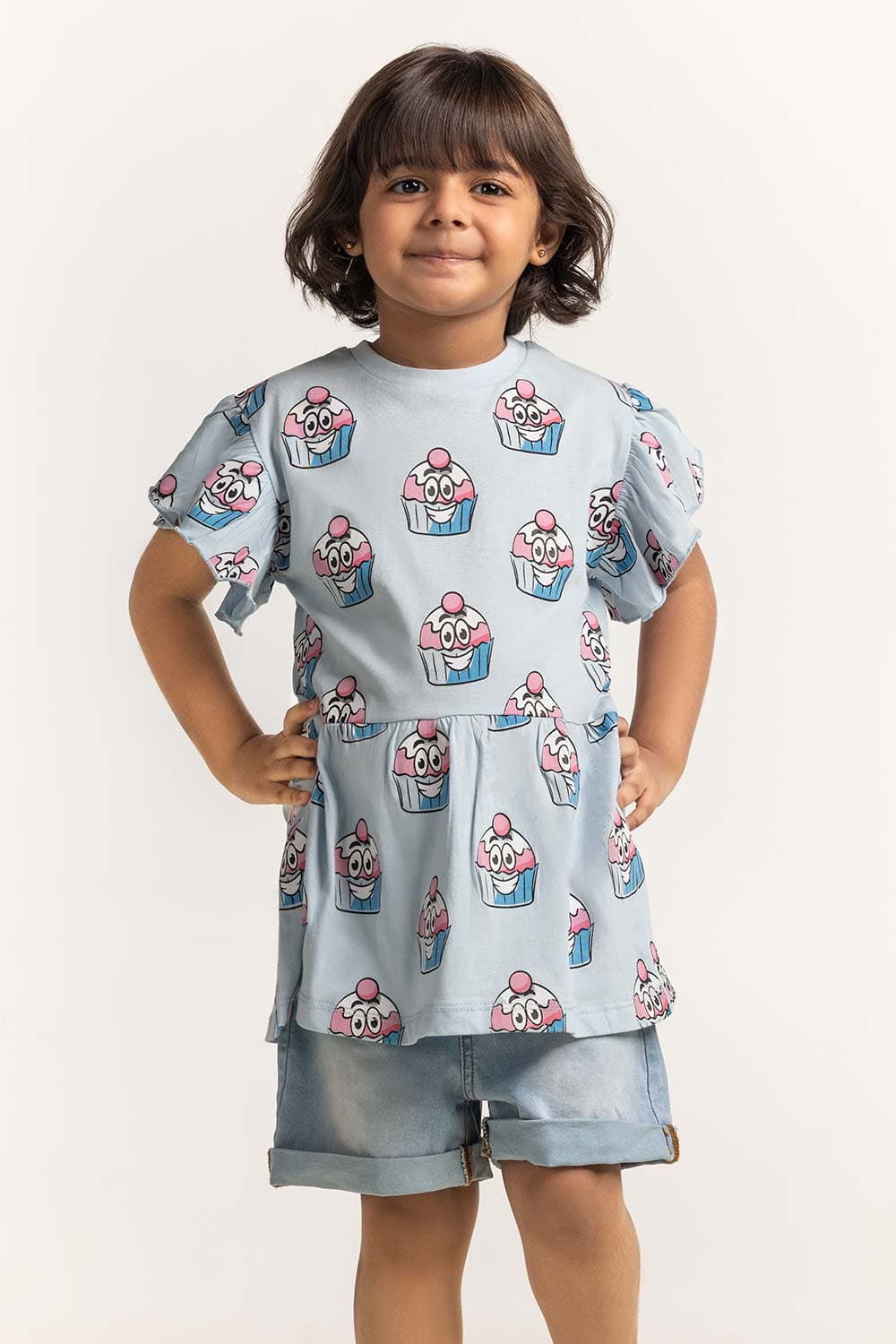 Crew Neck Printed Dress TG-DRS-SS24-405