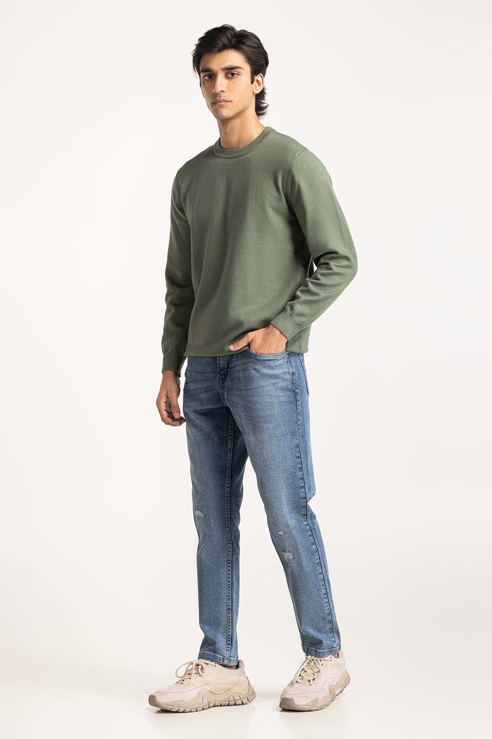 Crew Neck Sweater MN-SWT-WS24-001 A