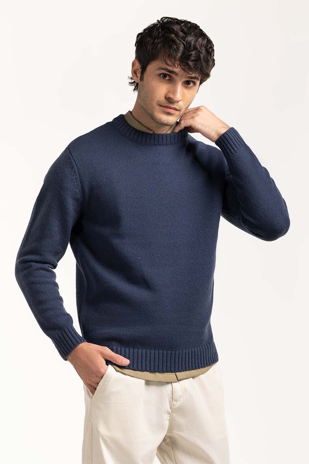 Crew Neck Sweater MN-SWT-WS24-016-01 A